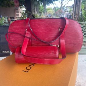 Autentic LV Soufflot Barrel Bag witj Baby bag